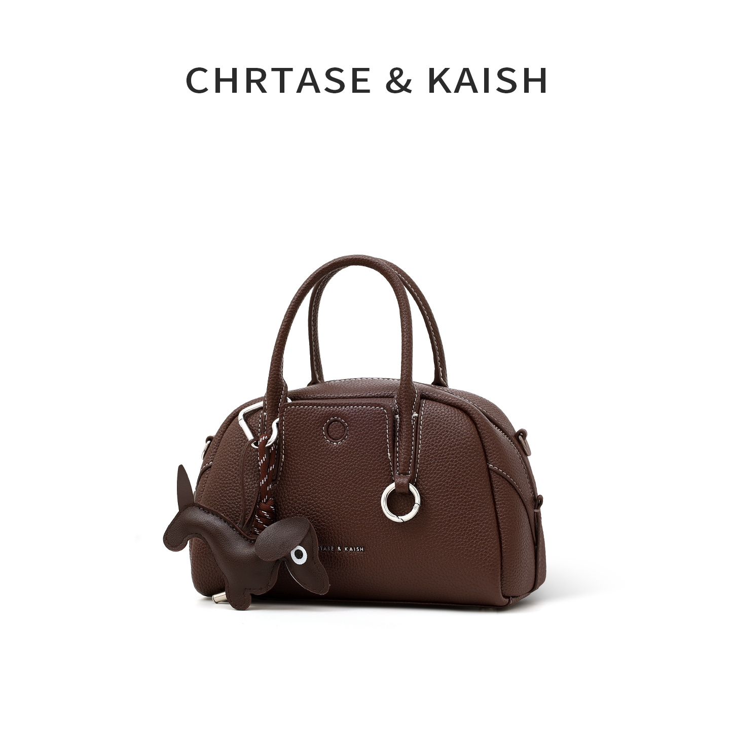 CHRTASE&KAISH品牌保龄球包包手提包包女式2025新款波士顿枕头包