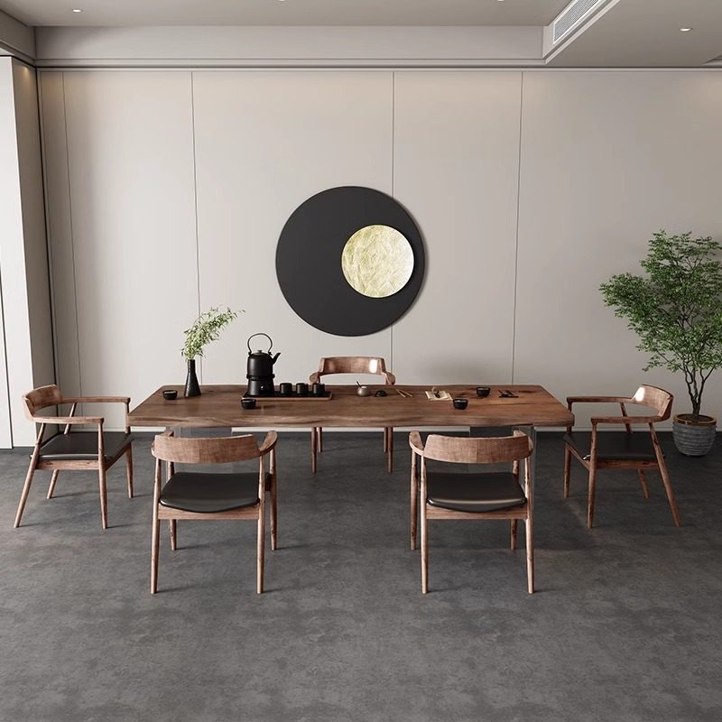 现代简约实木泡茶桌  亚克力悬浮办公桌原木大板工作台餐桌椅组合,搬运/仓储/物流设备,立体仓库设备,淘宝优惠券,粉丝福利购,淘宝优惠卷