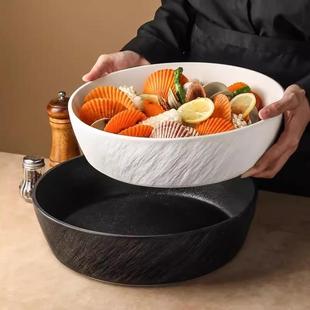 陶瓷汤碗大号酸菜鱼大盆碗家用汤盆高级感泡面碗水煮肉片专用碗盆