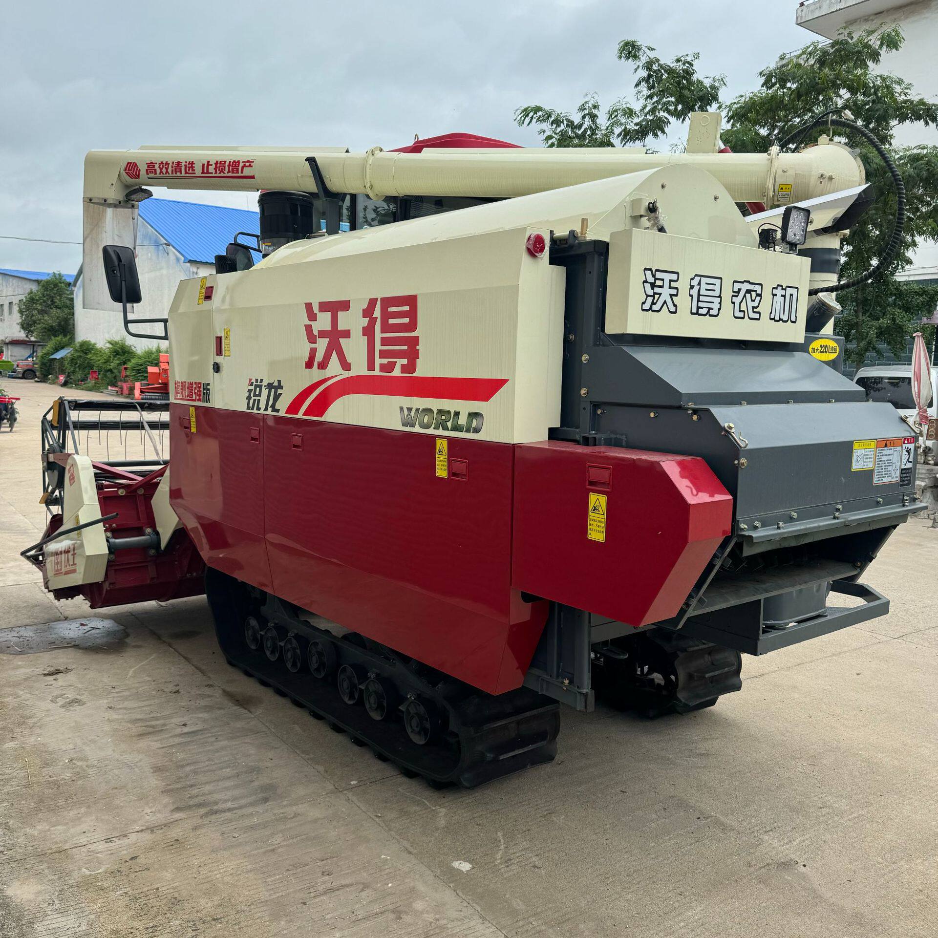 大中小型水稻小麦大豆联合收割机跨区增强版谷物收获机125马力