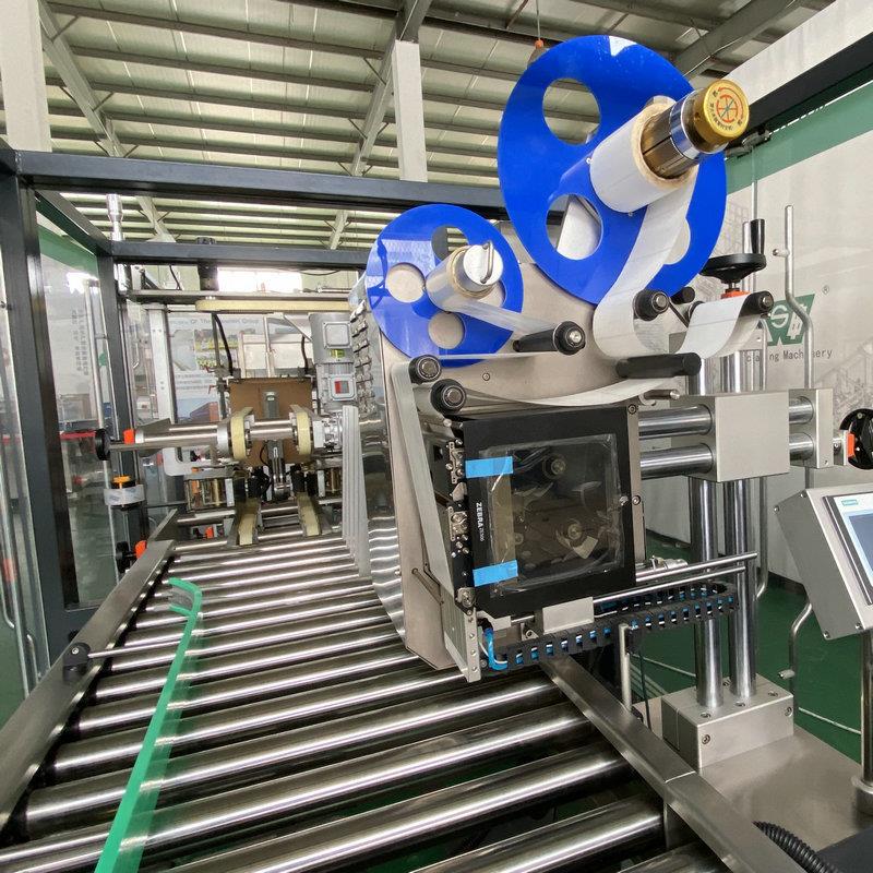 开装封一体机自动封道箱机设封箱码机KNL垛流水线纸箱包装后装箱