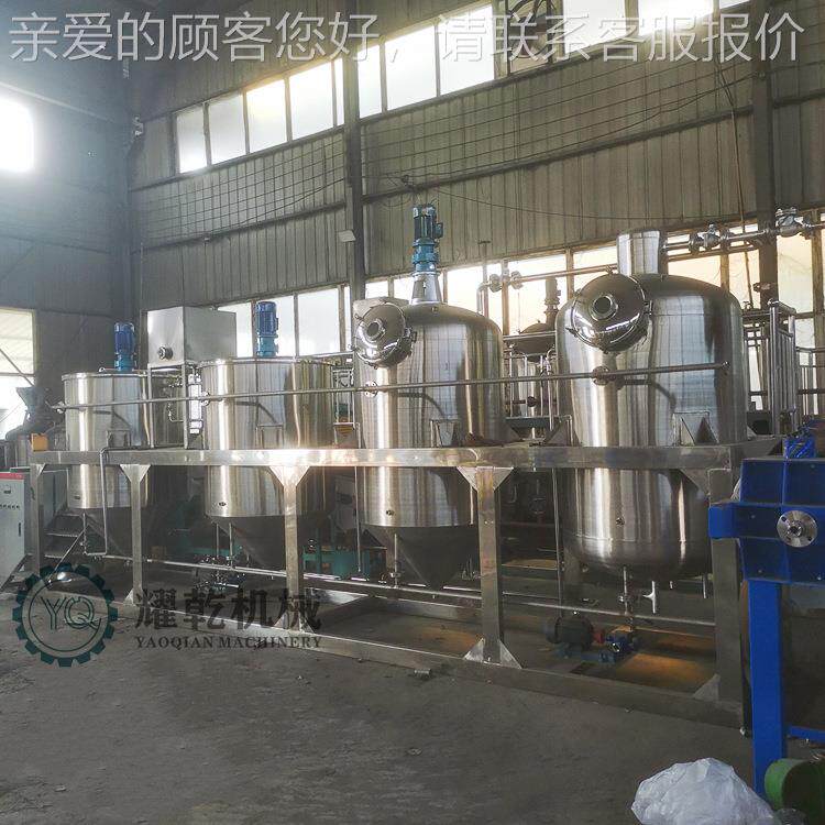 小油厂精油炼型FDS设备 花生菜籽榨压精炼生产线 油葵籽炼油加工