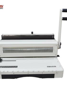 G930手动装订机A3重型活页挂历画册3:1铁圈打孔压圈一体机