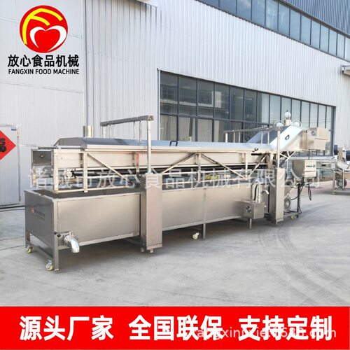 蔬菜蒸煮漂烫流水线 鲜玉米蒸煮机厂家 即食玉米流水线