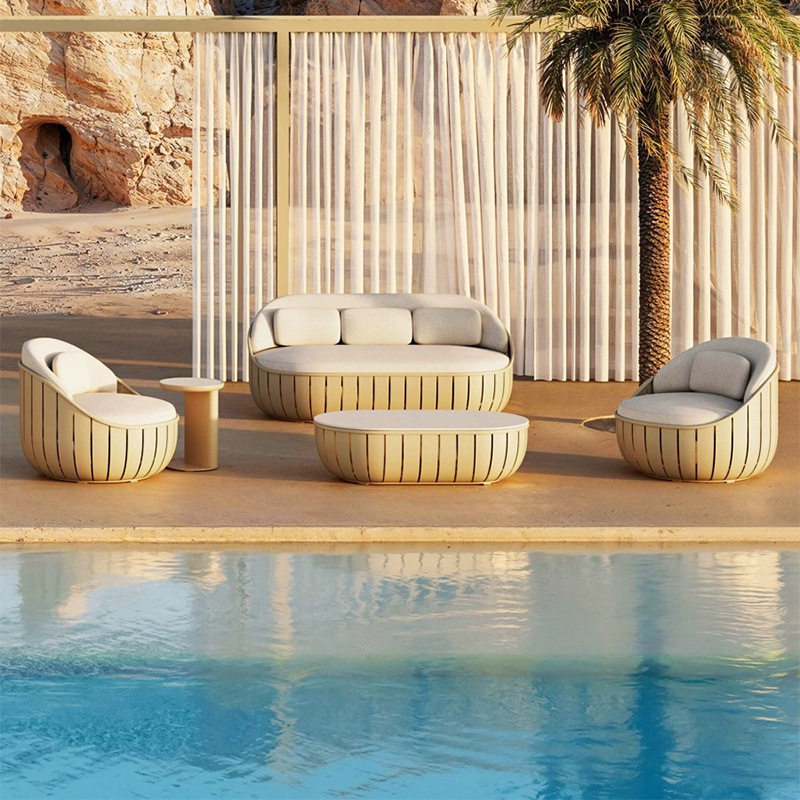 户外沙发庭院别墅阳台室外花园家具露天酒店度假村铝合金桌椅组合,住宅家具,户外沙发,淘宝优惠券,粉丝福利购,淘宝优惠卷