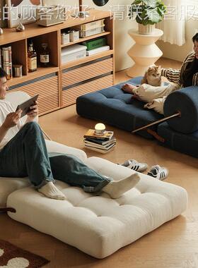 尔丹宁沙赫发复古TAJT模块发客厅沙发床日式豆腐懒块沙人MN-丹宁
