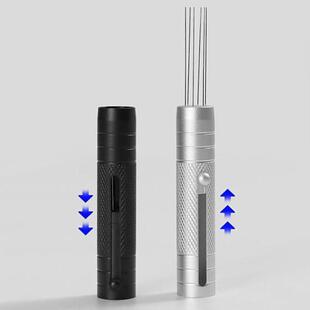伸缩咖啡布粉针 布粉器 打散结块均匀布粉针搅粉散粉针 不锈钢针式