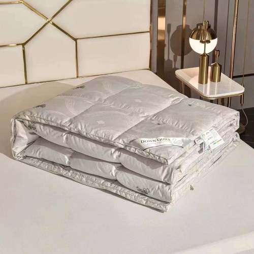 新款100支棉苏绣提花双层羽绒被壳半成品被套翻新羽绒被壳