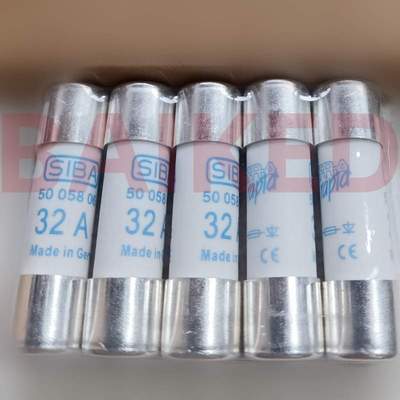 SIBA保险丝 5005806 32A aR AC 600V 14X51mm 熔断器 5005806.32