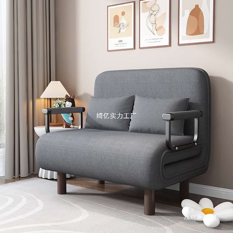 家用折叠沙发床可两用阳台客厅小户型多功能书房单人床推拉伸缩床