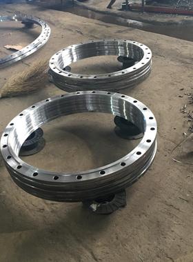 厂家供应16MnIII锻造压力容器法兰 NBT47023长颈凹凸对焊法兰