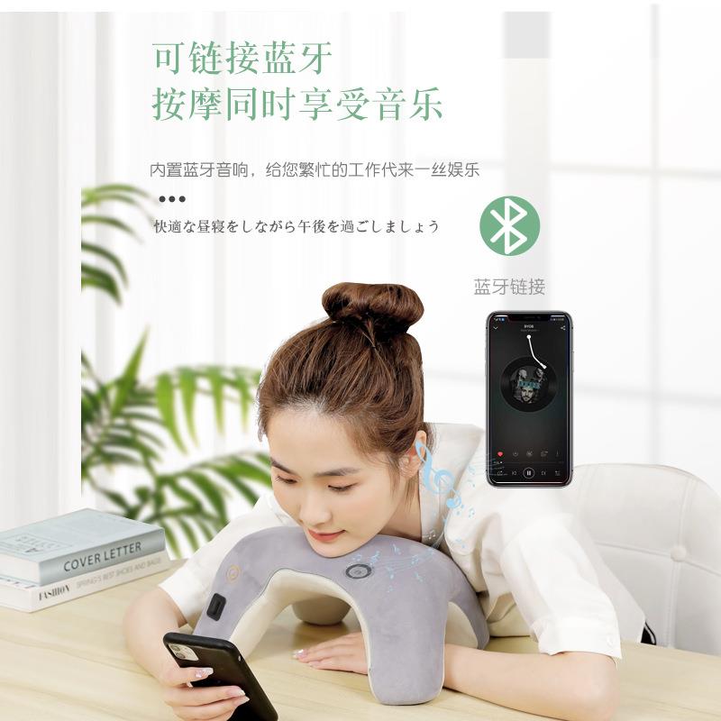 午枕学生趴趴枕办公室休靠午ZBQ睡神器便携式睡可插手无休枕闲按