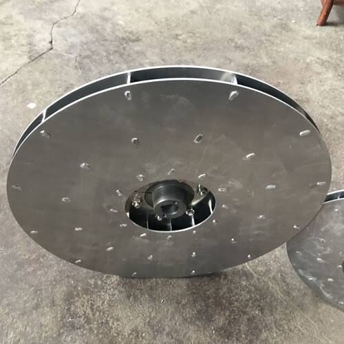 铝镁合金材质AYF6-450-1.5汽轮机油箱风机 排油烟风机专用叶轮