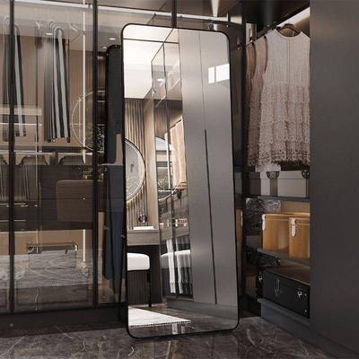 镜女妆身穿EMM镜立体衣试镜宿舍卧室挂墙子落地折叠免安装衣跨境