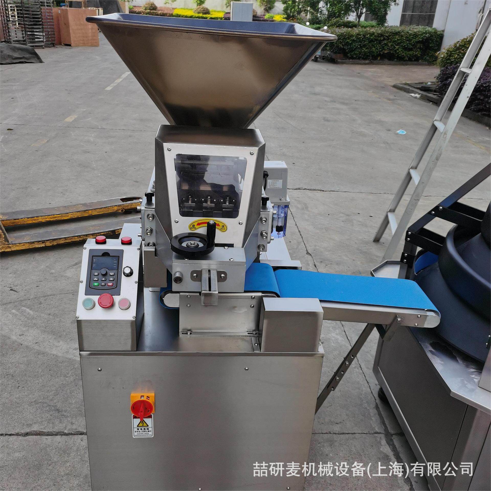商用全自动面团连续分割机器 剂子连续搓圆机 面团快速分割滚圆机