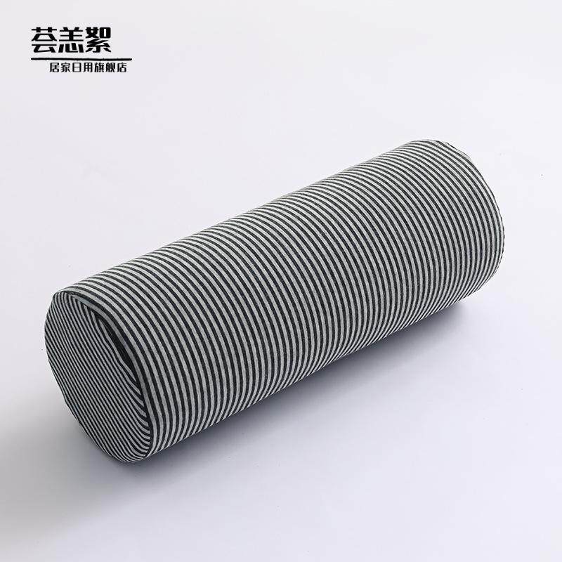 针织棉圆柱护颈枕塑形枕枕头枕芯记忆棉睡眠专用单人枕头