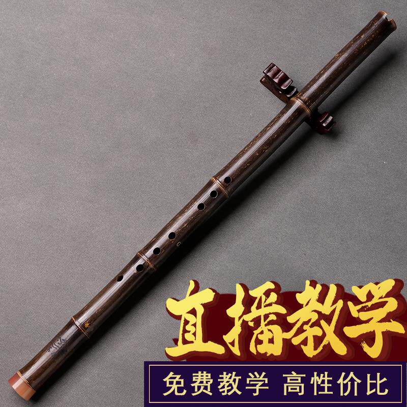 萧乐器初学者入门紫竹短箫专业洞箫8孔g调古风一节 潇F调素箫笛