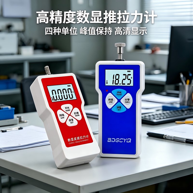 数显推拉力计高精度电子拉力计测力计测试架推力测试器弹簧试验机
