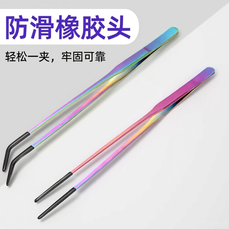 浴室头发清理夹好物不锈钢垃圾夹地漏清洁工具下水道毛发夹镊子夹