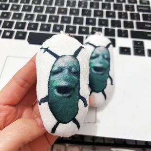 搞怪手办钥匙扣人脸痞老板叫声语音挂件按压发声玩偶公仔抽象搞笑