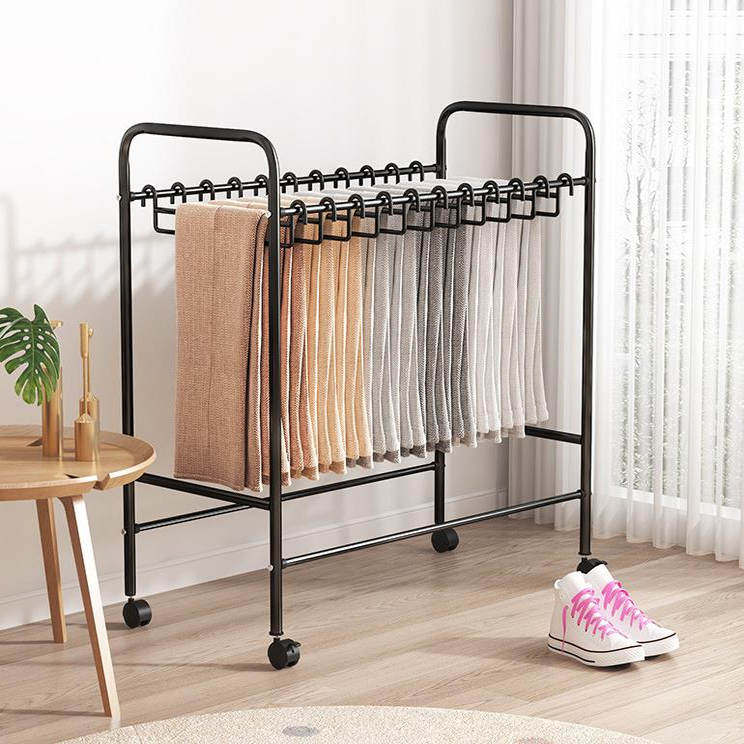 收纳架晾衣架落地移动衣柜