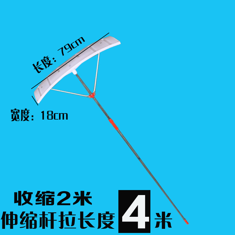 大棚推雪板刮雪器耙推雪器房顶刮雪耙子铲雪锹除雪工具推雪板铲子