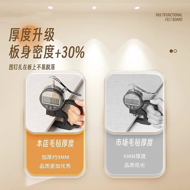 床头软包毛毡墙贴儿童防撞榻榻米床边墙围贴床靠墙档板装饰护墙板