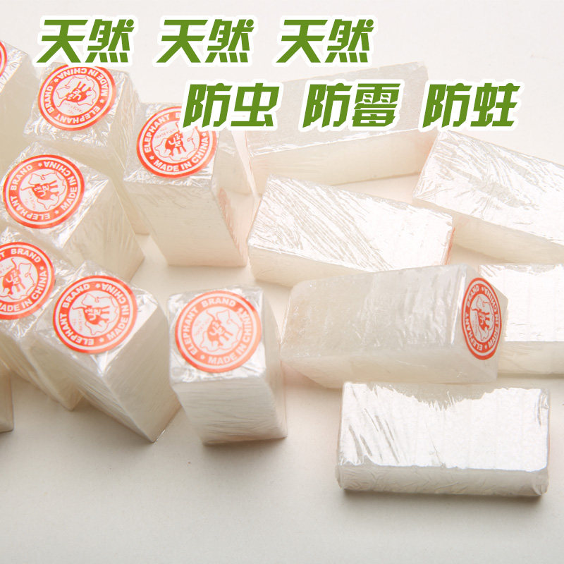 鹿牌出口天然樟脑块纯衣柜防霉防虫家用防蟑螂芳香樟脑丸防蛀片剂