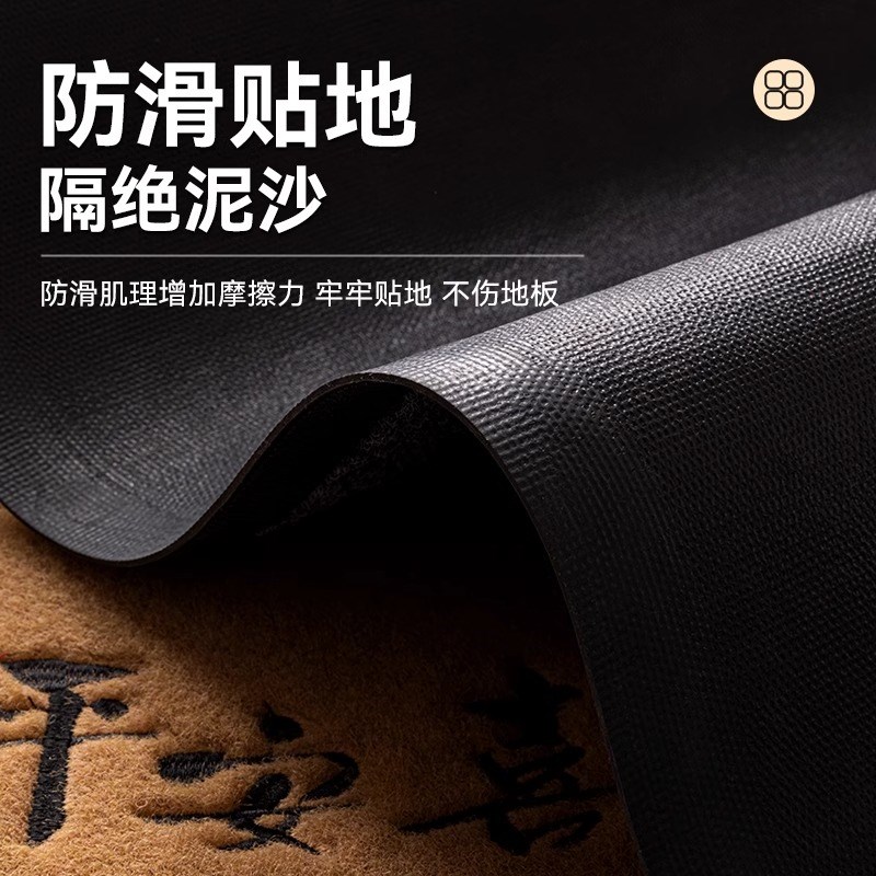 仿椰棕入户门地垫新款家用门垫轻奢高级地毯入门免洗防滑门口脚垫