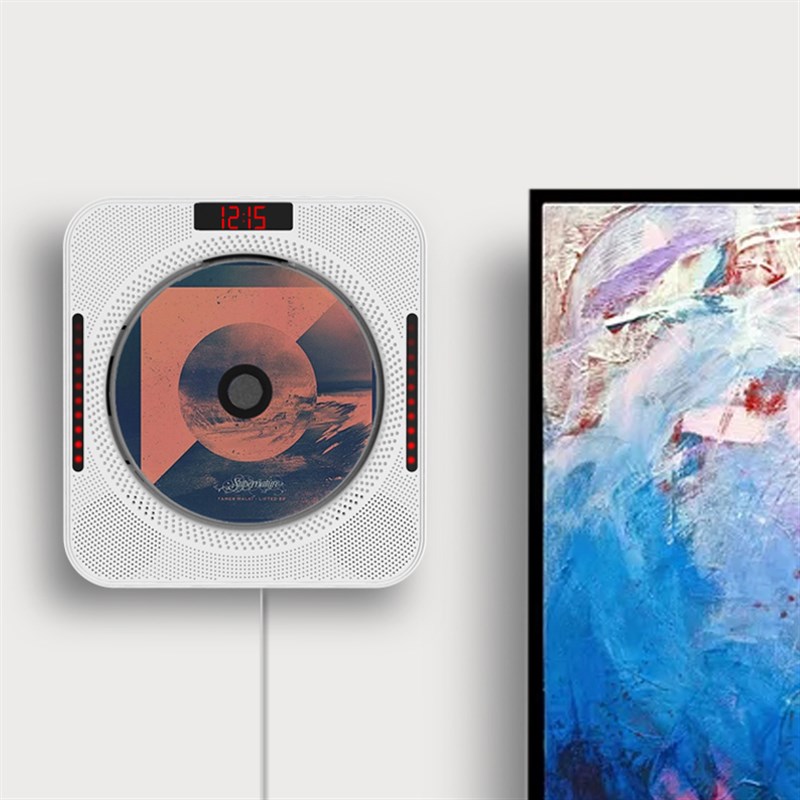 壁挂式cd机播放机复古专辑ins同款dvd碟片光盘唱片蓝牙播放器