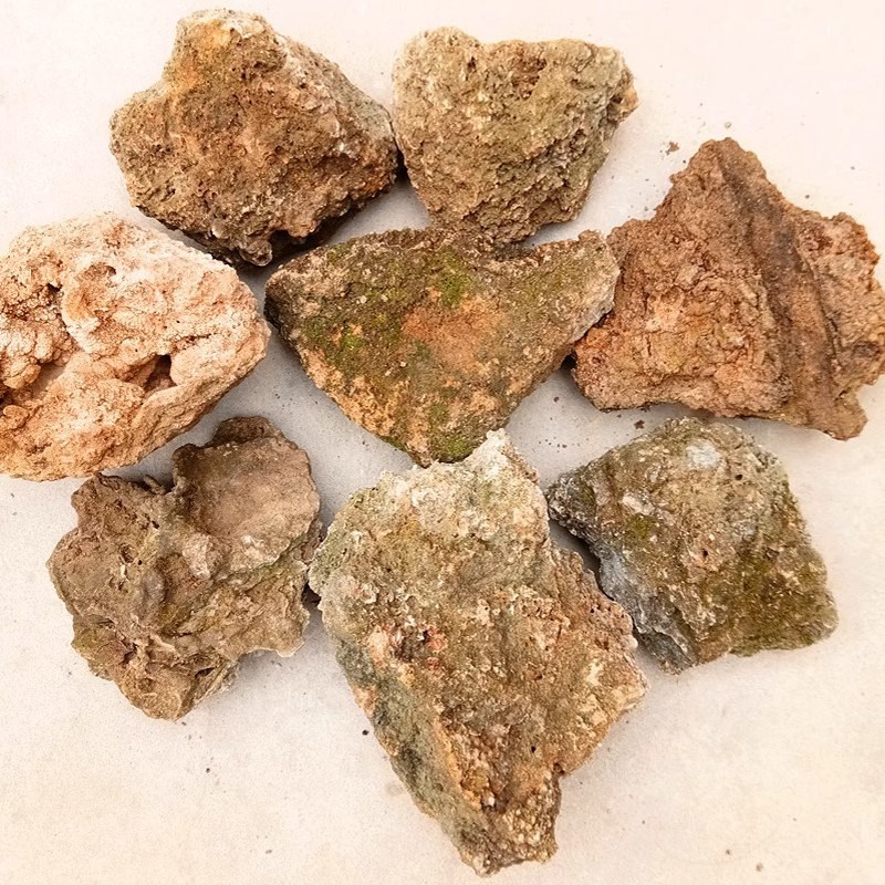 吸水石上水石毛石毛料原石奇石假山盆景造景石微景观石头摆件配石