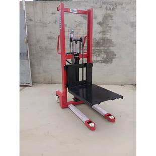 手动堆高车手动升降叉车液压升降叉车液压升高车手推模具车平板车