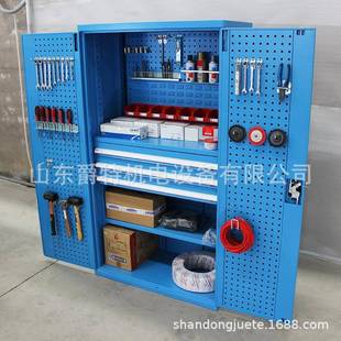 储物柜加厚工具柜车间用铁皮柜双开门五金储物柜重型收纳柜