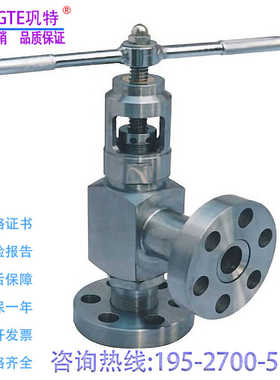 不锈钢高压角式截止阀J44H/Y/W-160P/220C/250R/320L蒸汽阀门DN