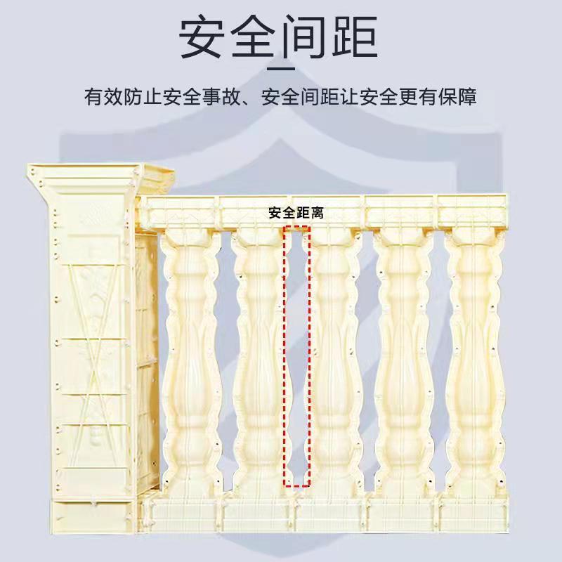 阳台护栏罗马柱模具欧式别墅线条围栏扶手现浇花瓶柱水泥栏杆模具