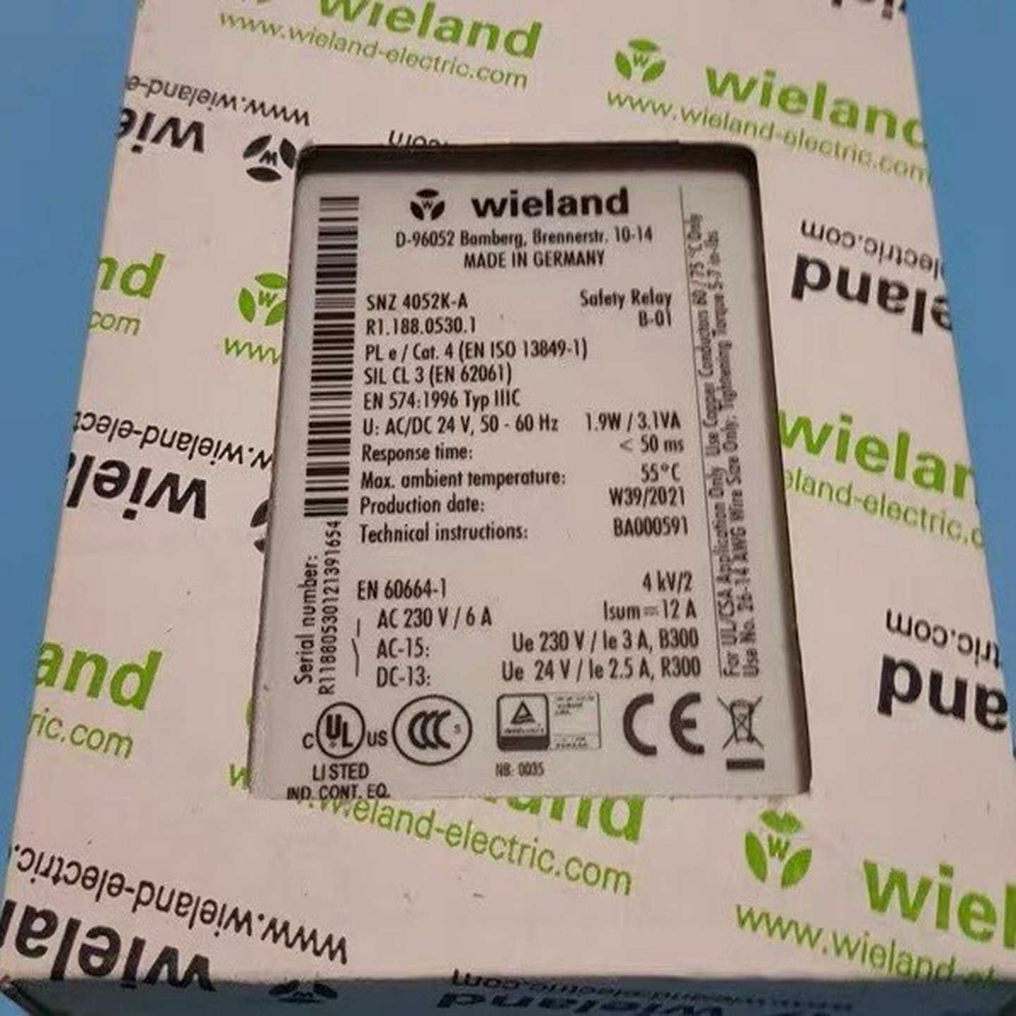 (询价)wieland威琅SNZ 4052K-A控制器R1.