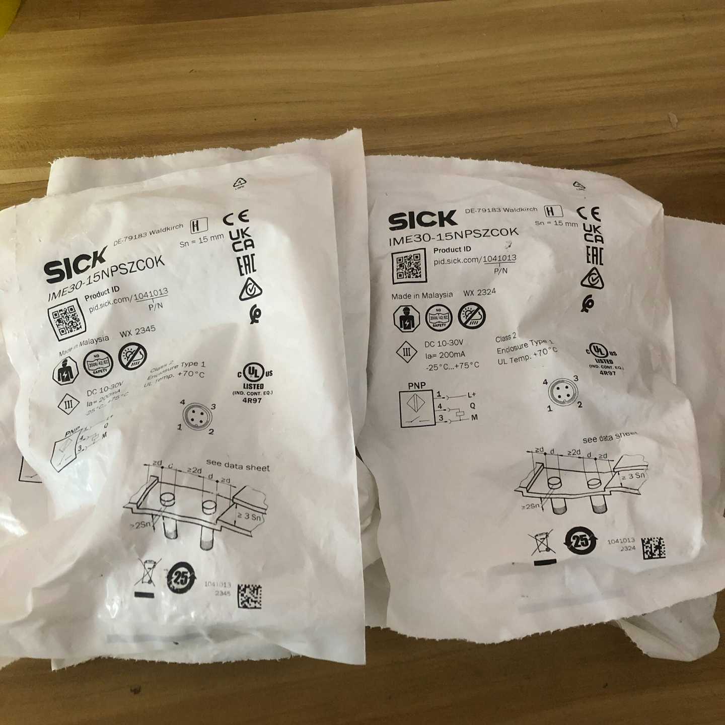 包装德国SICK西克IME30-15NPSZC0K货号1~议价