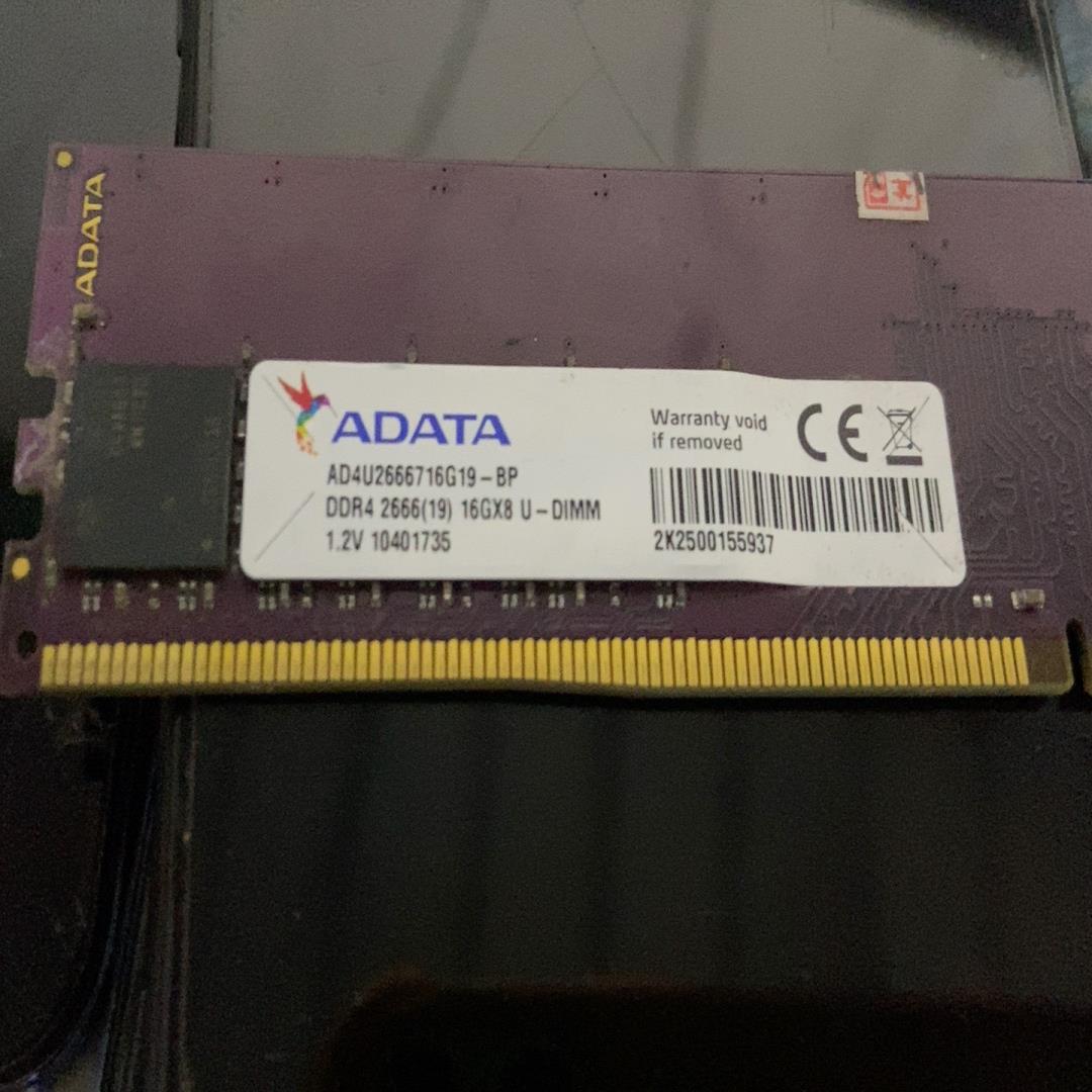 威刚内存条DDR42666-16G*1条看图实物拍摄【议价】
