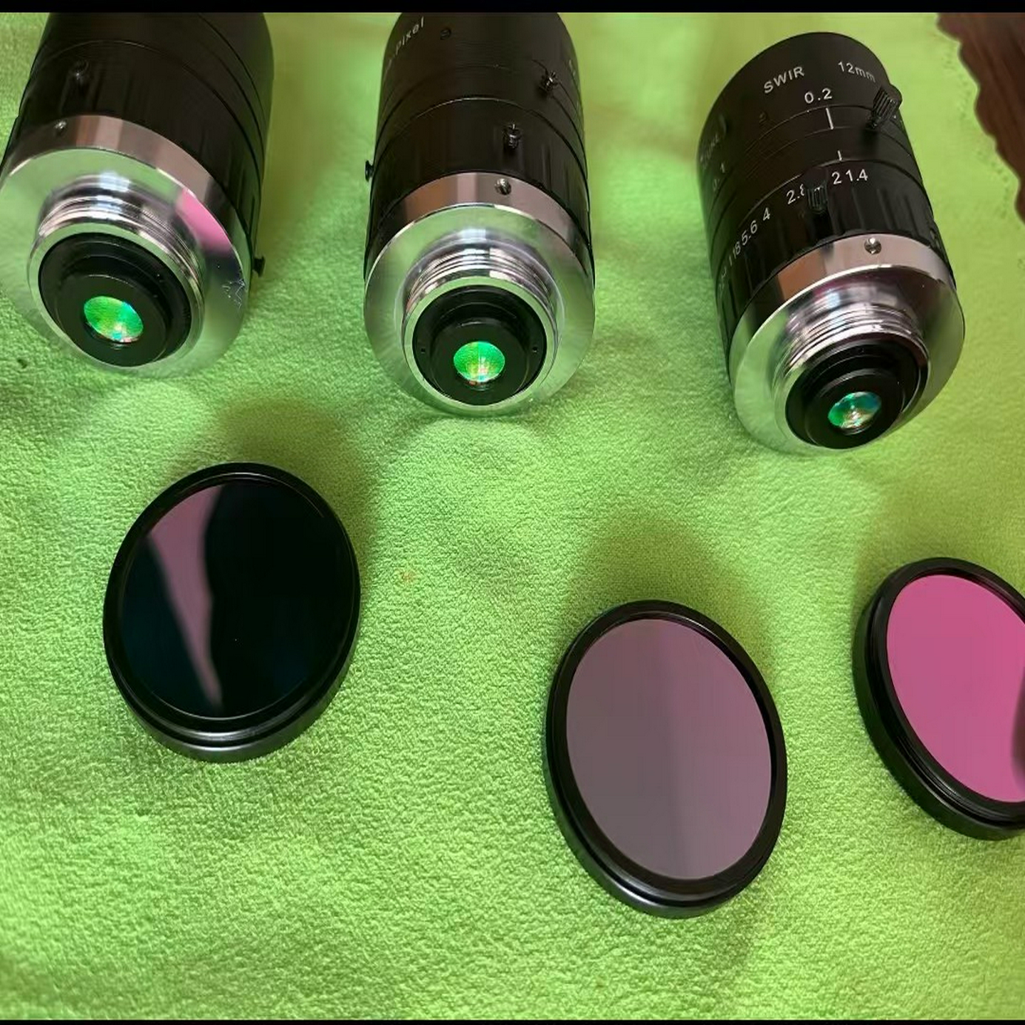 短波红外镜头AZURE浩蓝 SWIR 12mm 1:1.4--议价商品