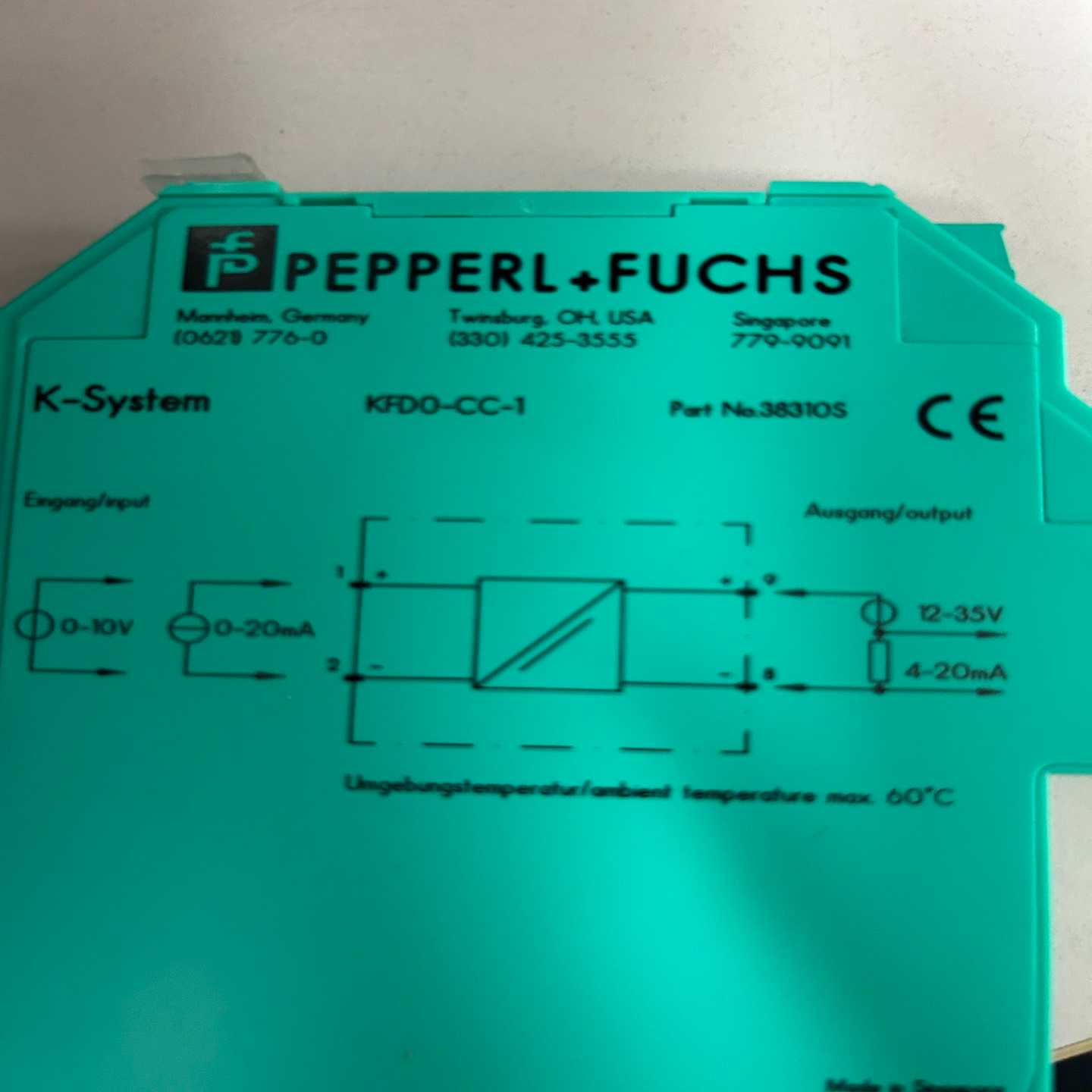 KFD0-CC-1倍加福/PEPPERL+FUCHS~询价