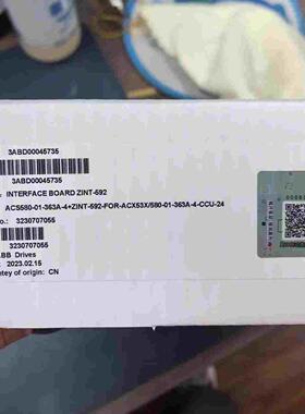 带包装ABB变频器ZINT-592电源板驱动板ACS58~询价