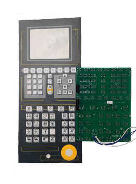 TM24553K注塑机弘讯F1-F8按键板 7.4寸显示屏贴纸 用在2386板