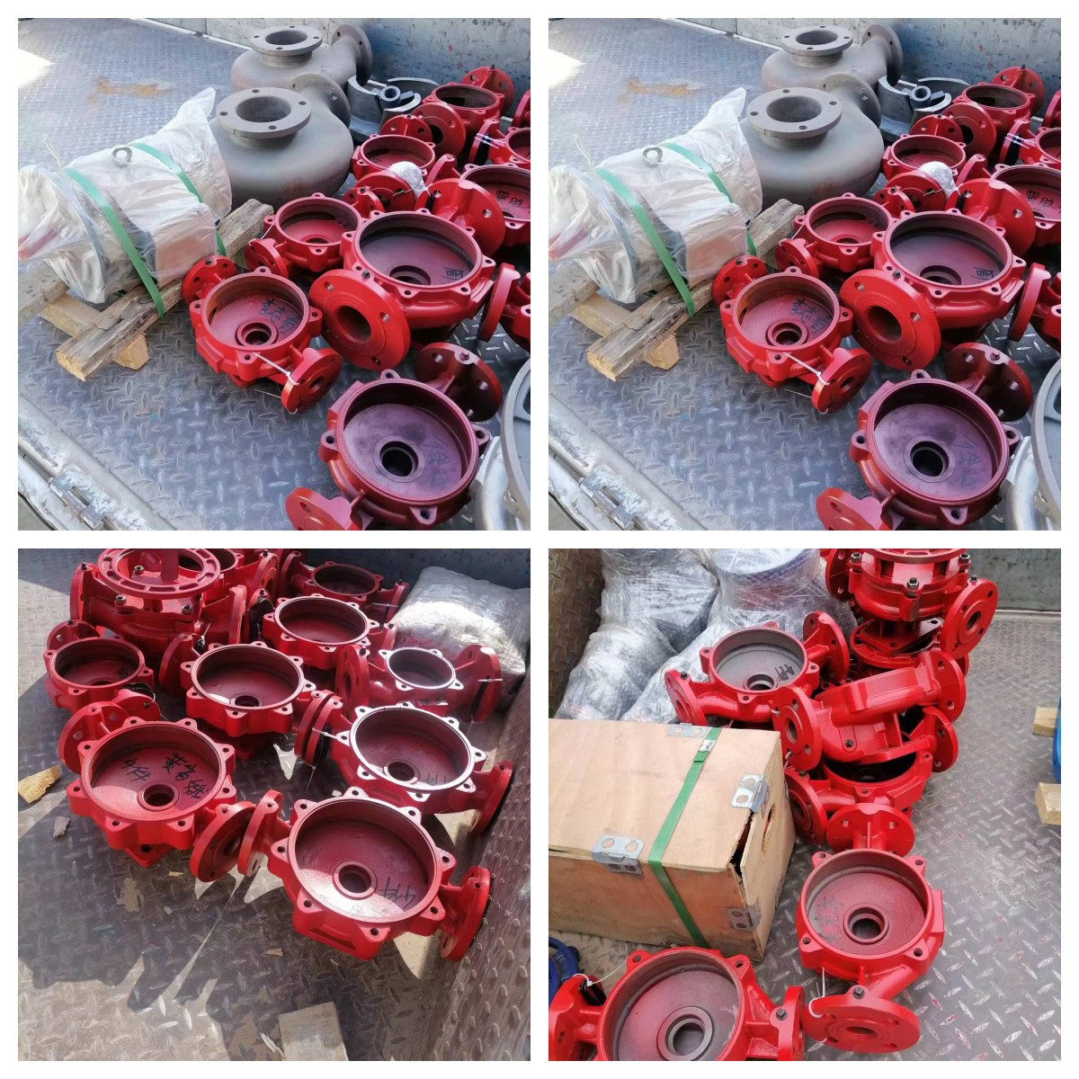 ISG管道泵泵体底壳XBD消防稳压泵底座增压水泵铸铁泵体离心泵