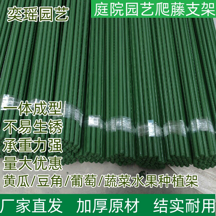 50根爬藤架包塑钢管黄瓜豆角番茄葡萄庭院室内农用花卉果蔬支撑架