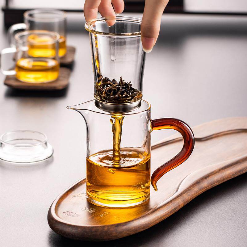 玻璃红茶泡茶壶加厚耐热茶水分离过滤冲茶器家用绿茶功夫茶小