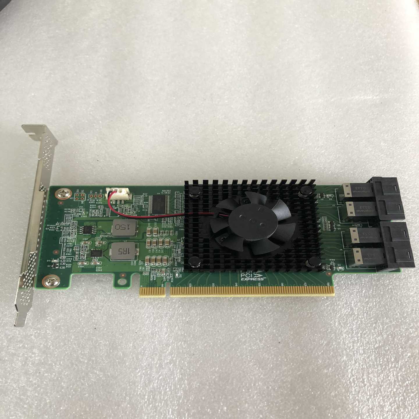PCIe 3.0转4口SFF-8643 U.2 NVME S[浩蓉商户]