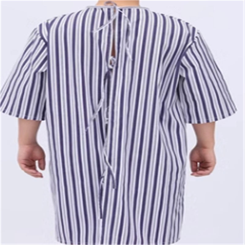 病号服大袍睡衣病人服患者服反穿衣易脱棉病号服睡衣住院手术服