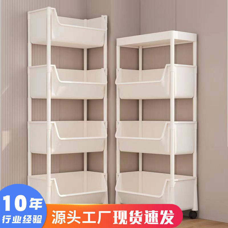 移动置物架落地多层带轮玩具厨房卧室菜篮浴室卫生间收纳储物架