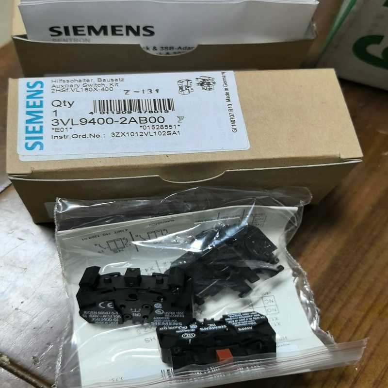 议~西门子3VL辅助触点 分励脱扣3VL9400-2AB00