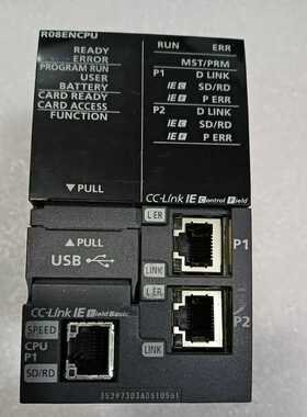 三菱R08ENCPU模块，成色看图，功能包好，实物图拍摄，一议价